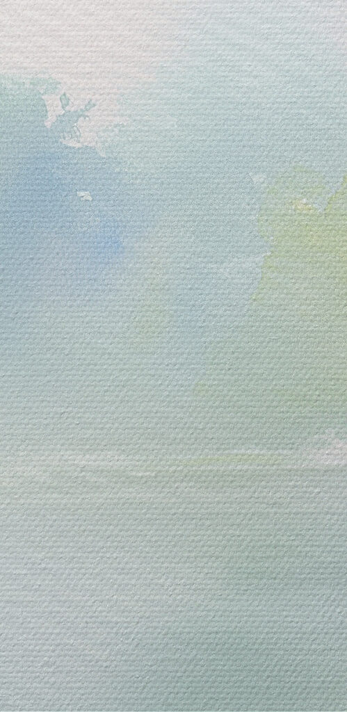 Watercolor painting of a tree and a lake Watercolor painting of a tree and a lake