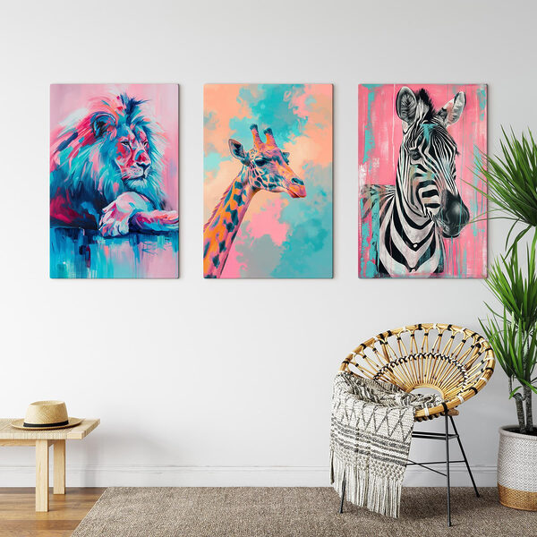 Collage of a giraffe Collage of a giraffe