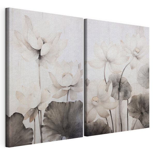 Delicate blooms in soft watercolor hues Delicate blooms in soft watercolor hues