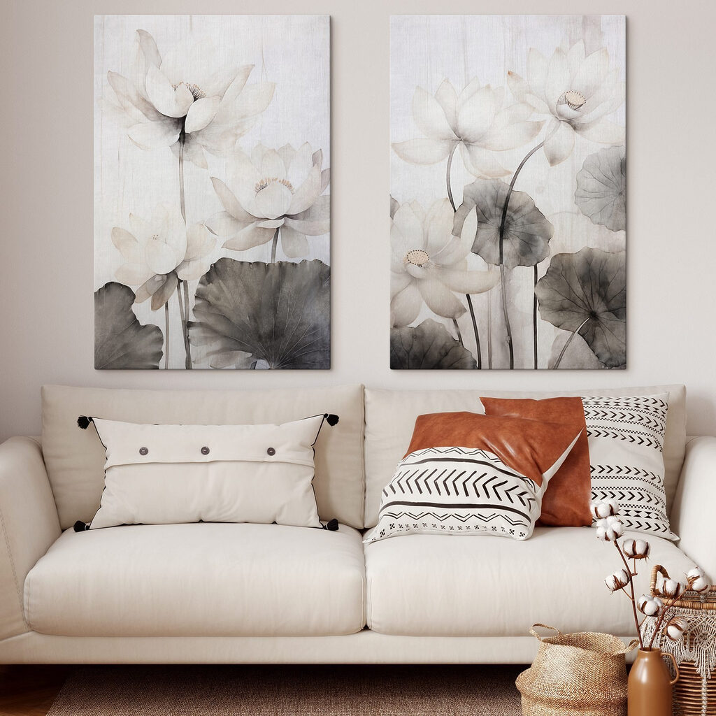 Delicate blooms in soft watercolor hues Delicate blooms in soft watercolor hues