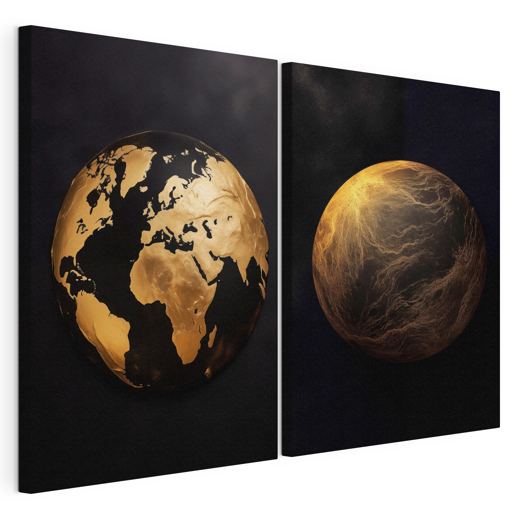 Artistic representation of celestial bodies Artistic representation of celestial bodies