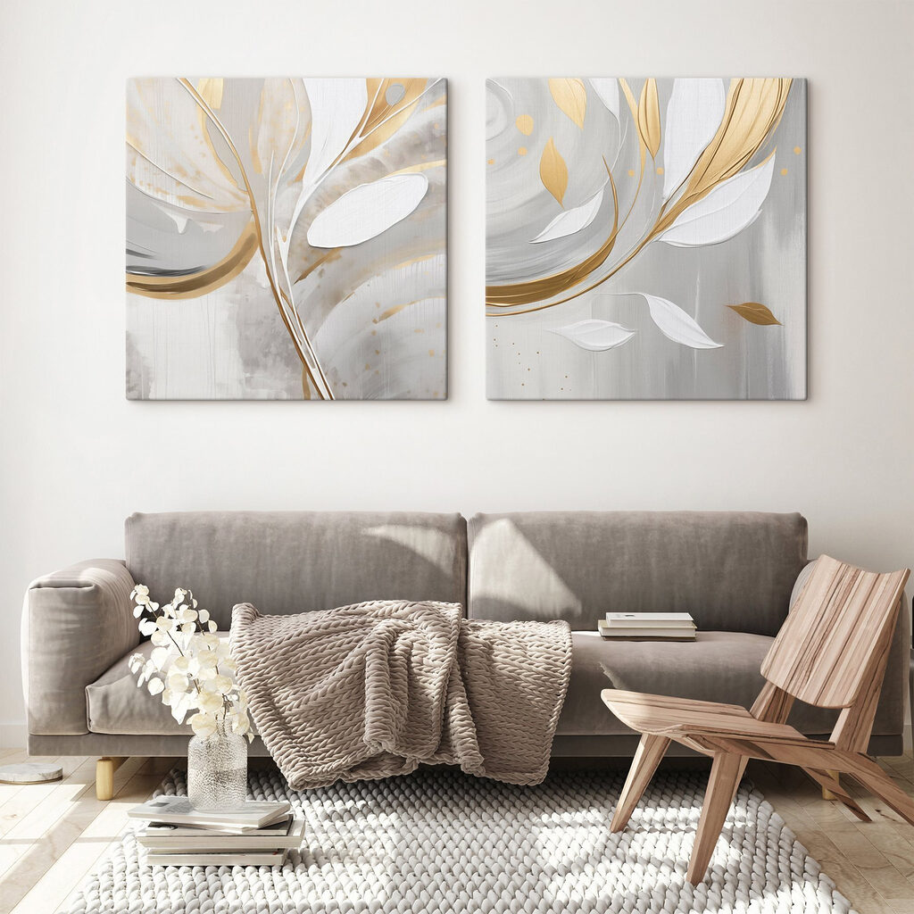 Elegant floral-inspired abstract artwork Elegant floral-inspired abstract artwork
