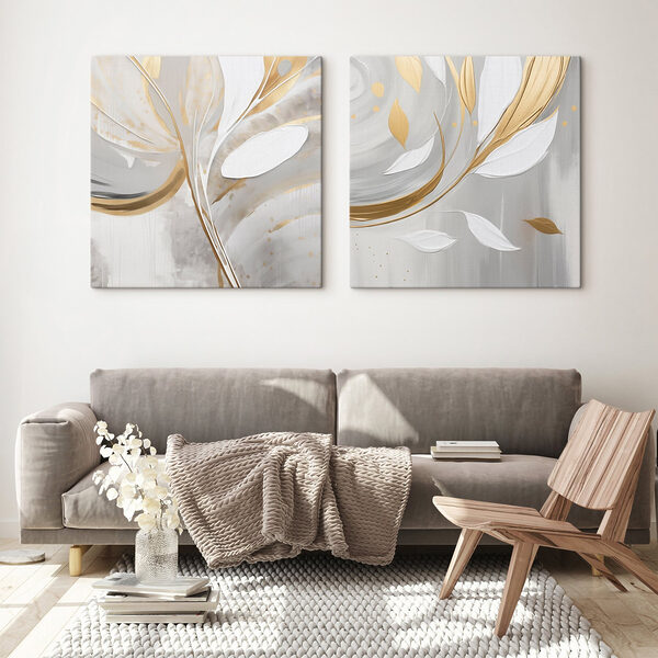 Elegant floral-inspired abstract artwork Elegant floral-inspired abstract artwork