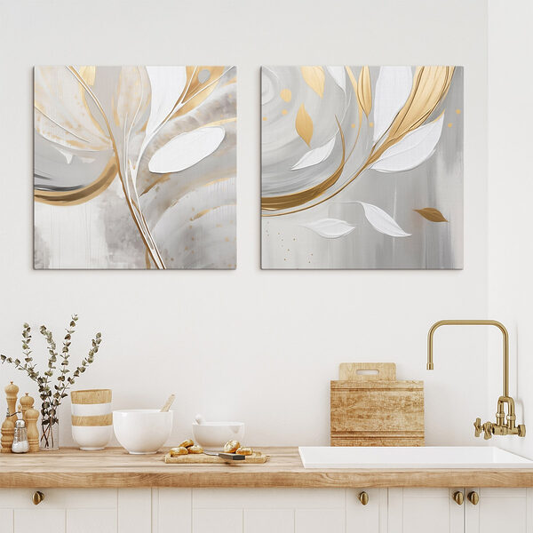 Elegant floral-inspired abstract artwork Elegant floral-inspired abstract artwork