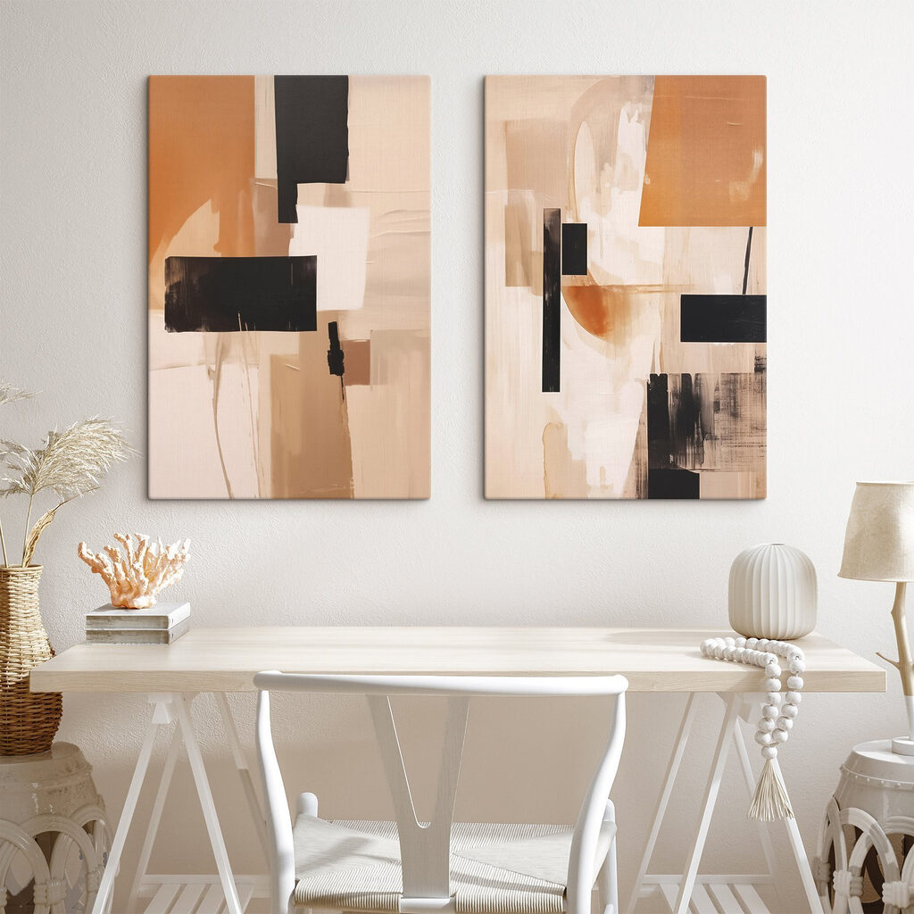 Painting of a couple of squares Painting of a couple of squares