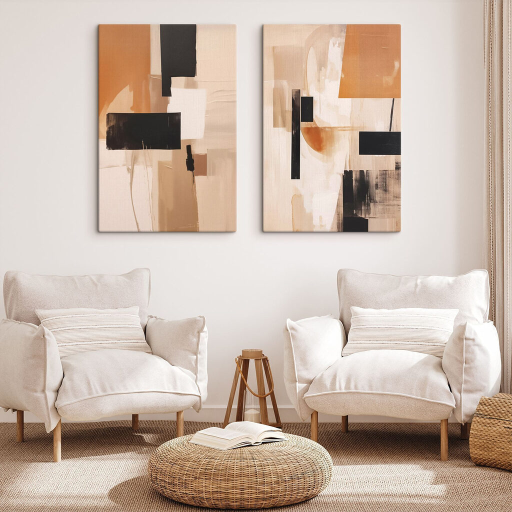 Painting of a couple of squares Painting of a couple of squares