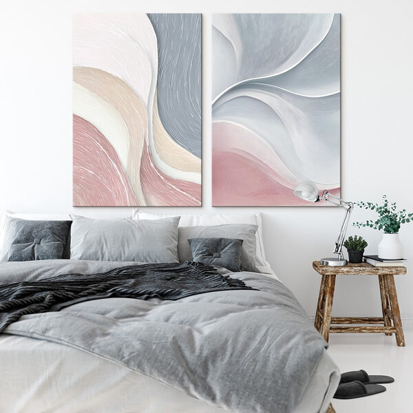 Soft waves in soothing colors