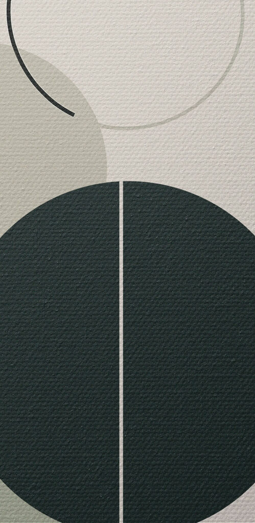 Couple of art pieces of circles and lines Couple of art pieces of circles and lines