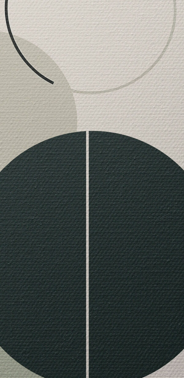 Couple of art pieces of circles and lines Couple of art pieces of circles and lines