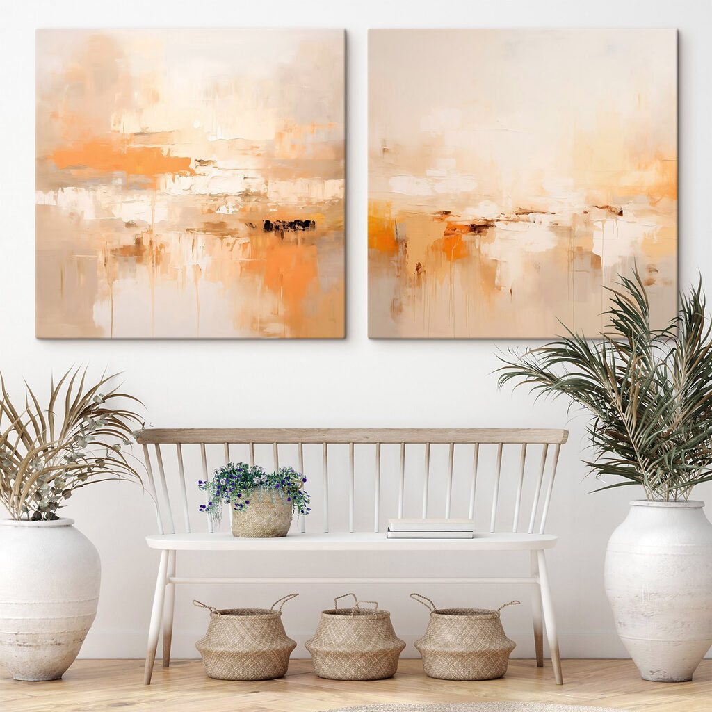 Painting of a landscape Painting of a landscape