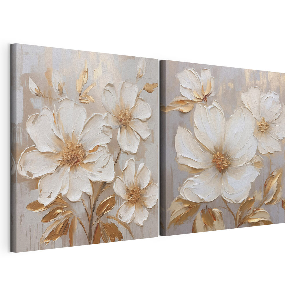 Blooming flowers in soft tones Blooming flowers in soft tones