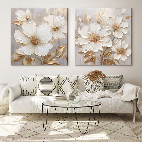 Blooming flowers in soft tones Blooming flowers in soft tones