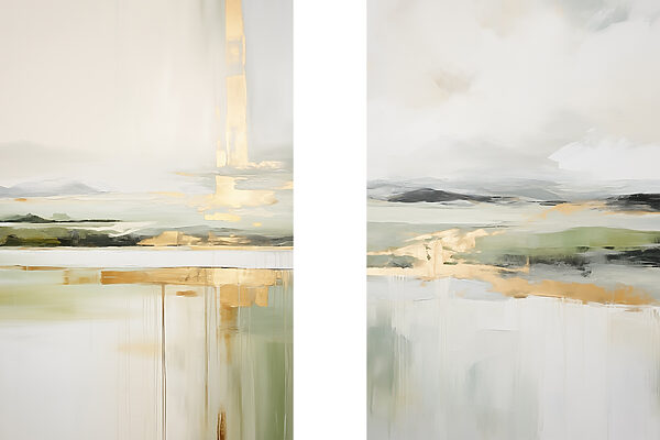 Painting of a landscape Painting of a landscape