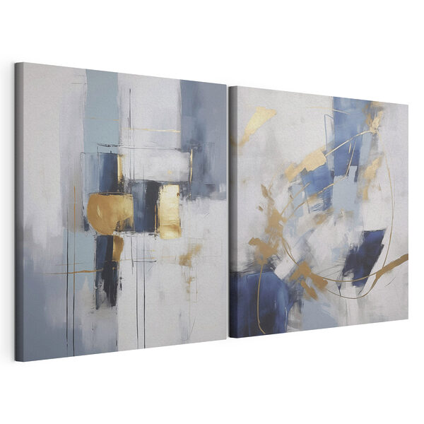Modulaire canvasprint Twee kunstwerken