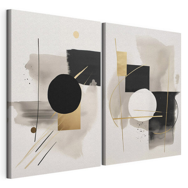 Modulaire canvasprint Twee kunstwerken