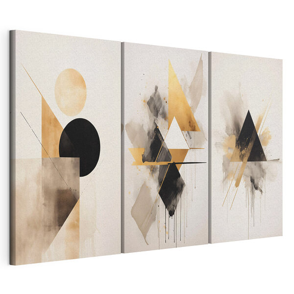Verzameling kunstwerken Modulaire canvasprint Verzameling kunstwerken