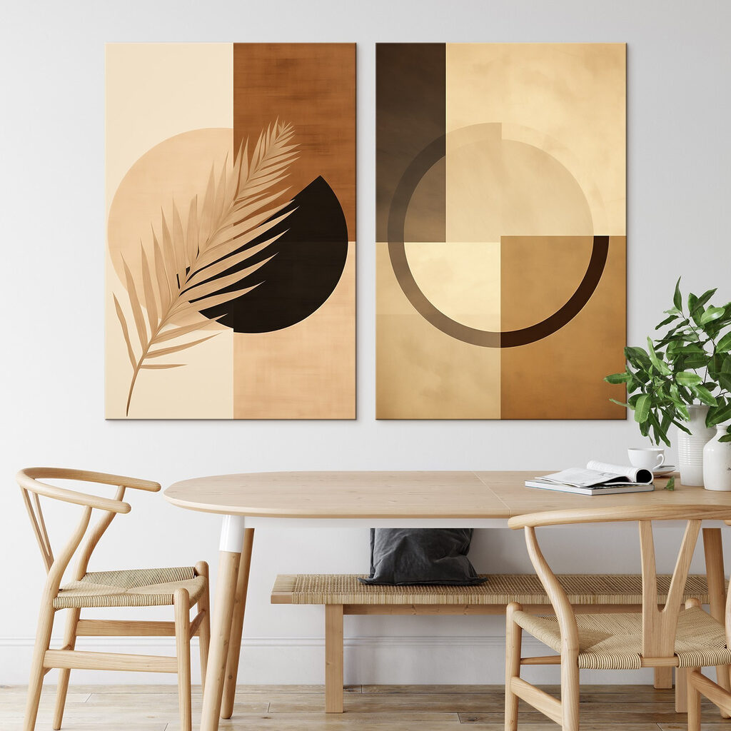 Pair of art pieces Pair of art pieces