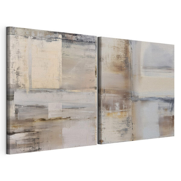 Modulaire canvasprint Twee kunstwerken
