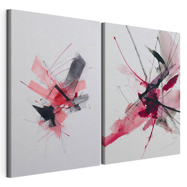 Kunstcollage Modulaire canvasprint Kunstcollage