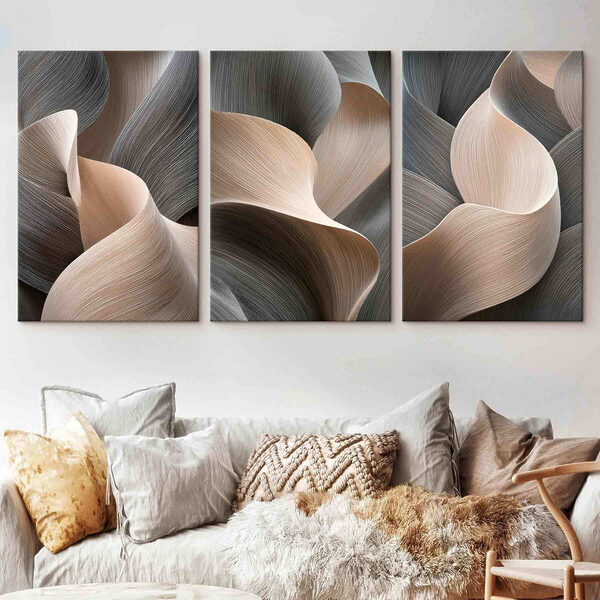 Natural curves in soft, muted tones Natural curves in soft, muted tones
