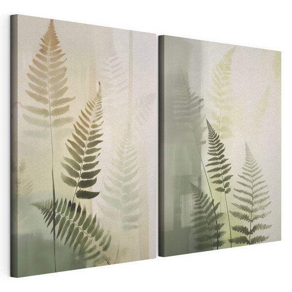 Delicate varens in zachte tinten Modulaire canvasprint Delicate varens in zachte tinten