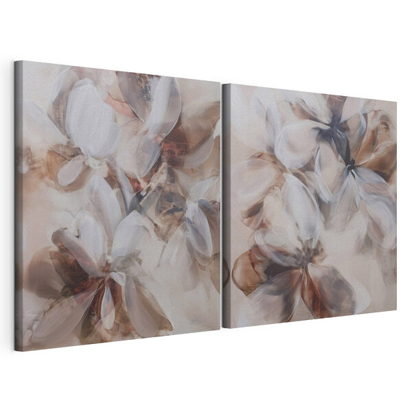Modulaire canvasprint Schilderij van bloemen op doek (Artikelnummer: m01269) Modulaire canvasprint Modulaire canvasprint Schilderij van bloemen op doek (Artikelnummer: m01269)