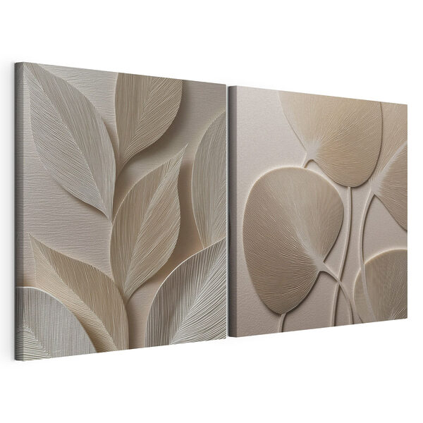 Zachte rondingen in het ontwerp van de natuur Modulaire canvasprint Zachte rondingen in het ontwerp van de natuur