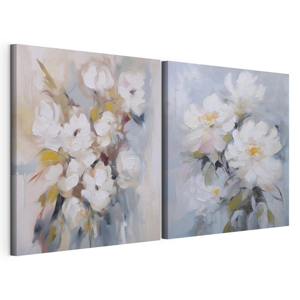 Delicate blooms in soft pastel hues Delicate blooms in soft pastel hues