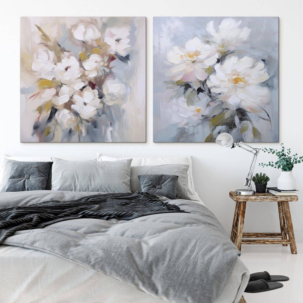 Delicate blooms in soft pastel hues Delicate blooms in soft pastel hues