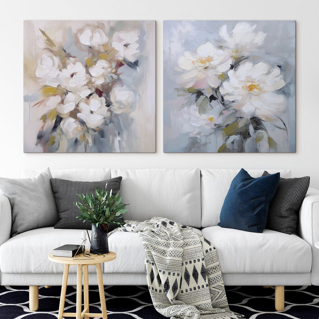 Delicate blooms in soft pastel hues Delicate blooms in soft pastel hues