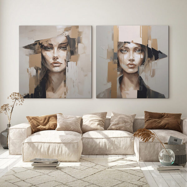 Painting of a woman Painting of a woman