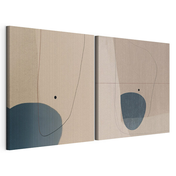 Modulaire canvasprint Twee kunstwerken (Artikelnummer: m30082) Modulaire canvasprint Modulaire canvasprint Twee kunstwerken (Artikelnummer: m30082)