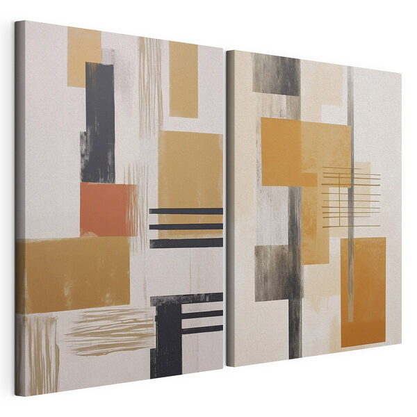 Schilderen in verschillende kleuren Modulaire canvasprint Schilderen in verschillende kleuren