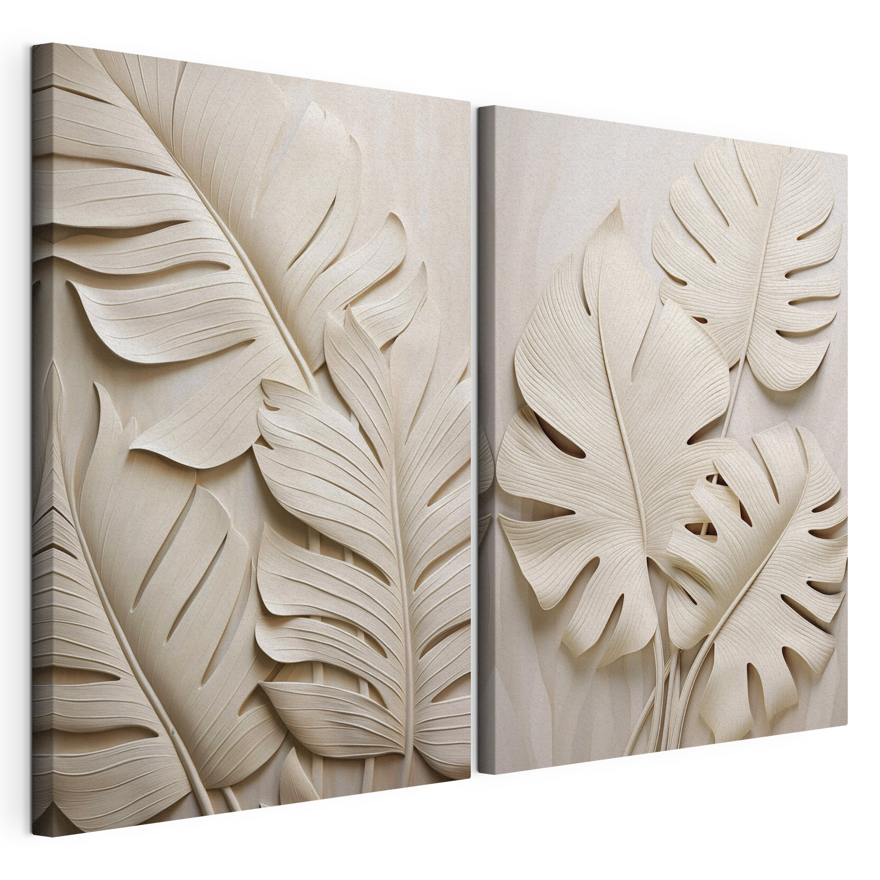 Elegant leaves in soft tones Elegant leaves in soft tones