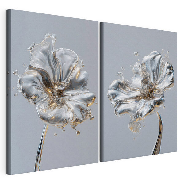- Vloeiende elegantie in beweging Modulaire canvasprint - Vloeiende elegantie in beweging