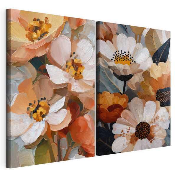 Modulaire canvasprint Bloemenpracht in warme tinten (Artikelnummer: m30193) Modulaire canvasprint Modulaire canvasprint Bloemenpracht in warme tinten (Artikelnummer: m30193)
