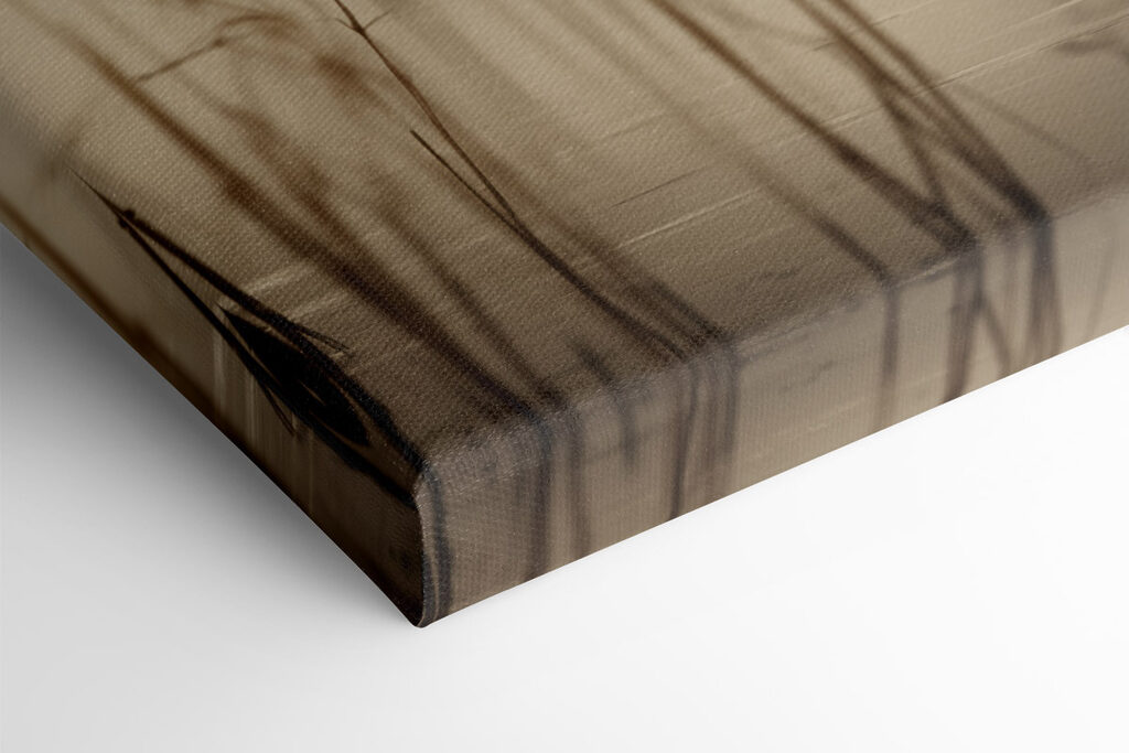 Modulaire canvasprint Witte vogel die over het water vliegt (Artikelnummer: m30199)