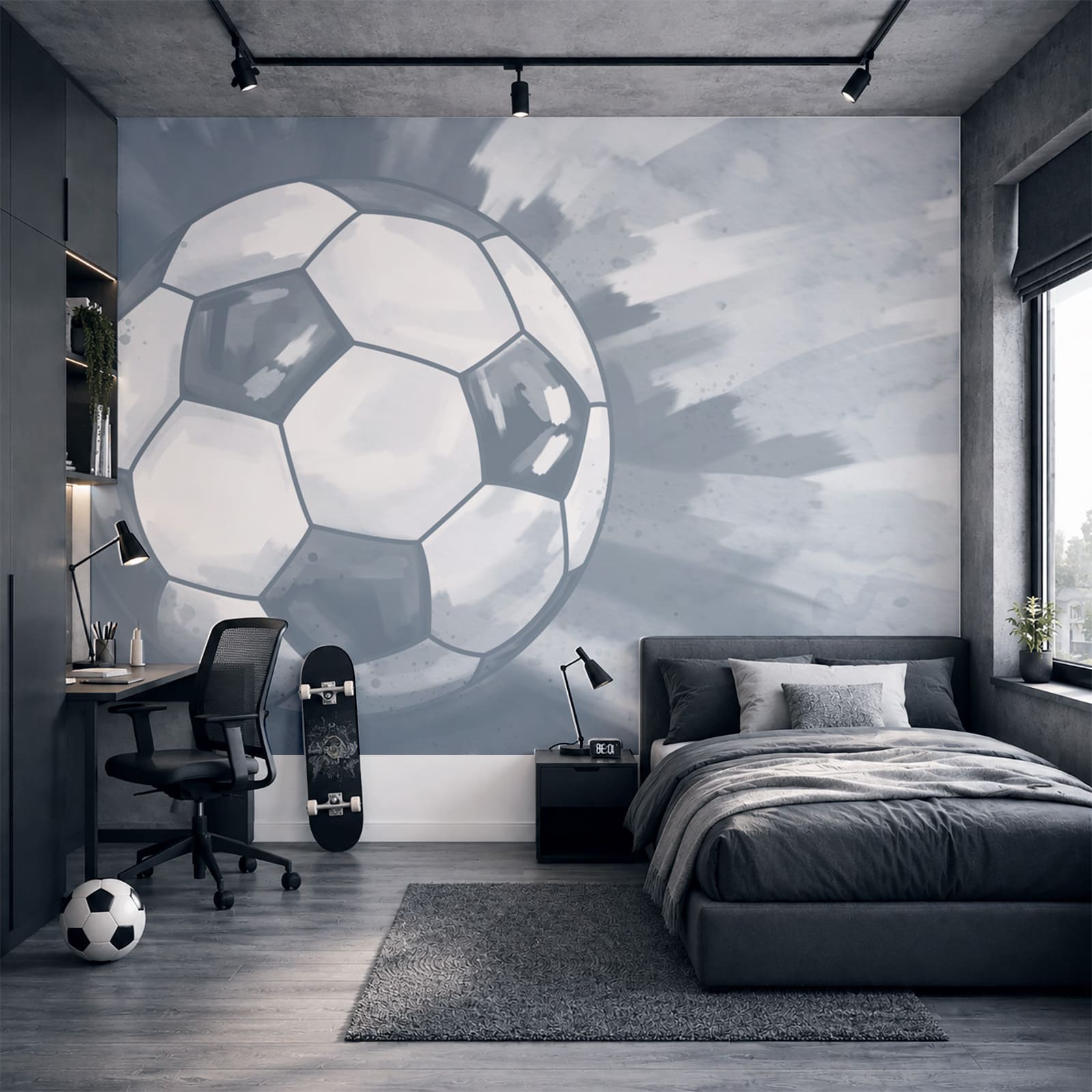 Voetbal in de lucht