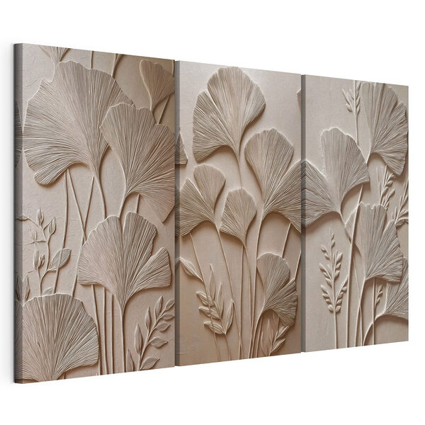 De schoonheid van de natuur in verfijnde details Modulaire canvasprint De schoonheid van de natuur in verfijnde details