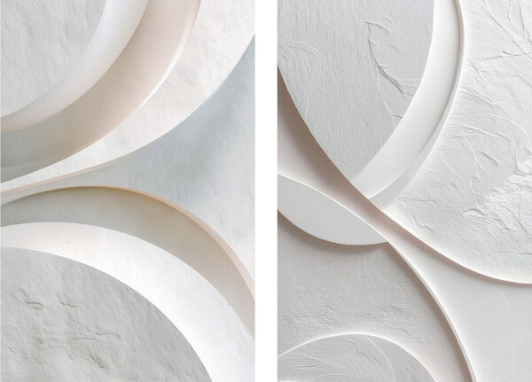 Soft curves and subtle shadows unite Soft curves and subtle shadows unite