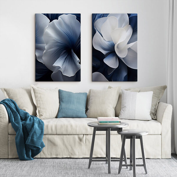 Delicate petals in cool tones Delicate petals in cool tones