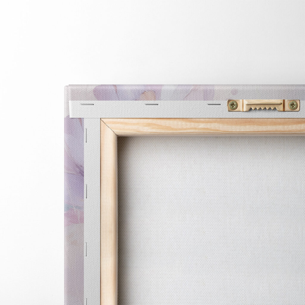 Painting of flowers on a white surface Painting of flowers on a white surface