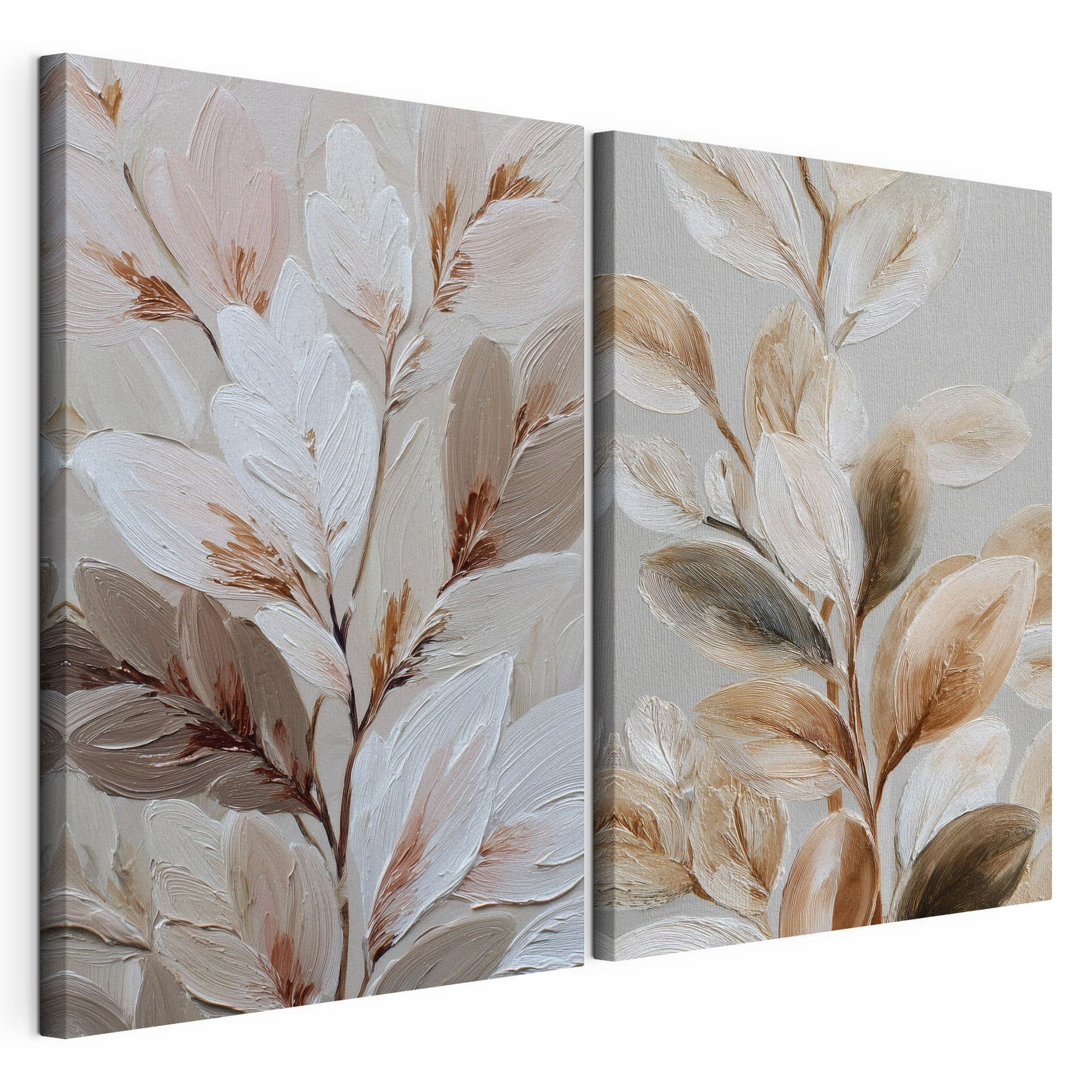 Delicate leaves in soft tones Delicate leaves in soft tones