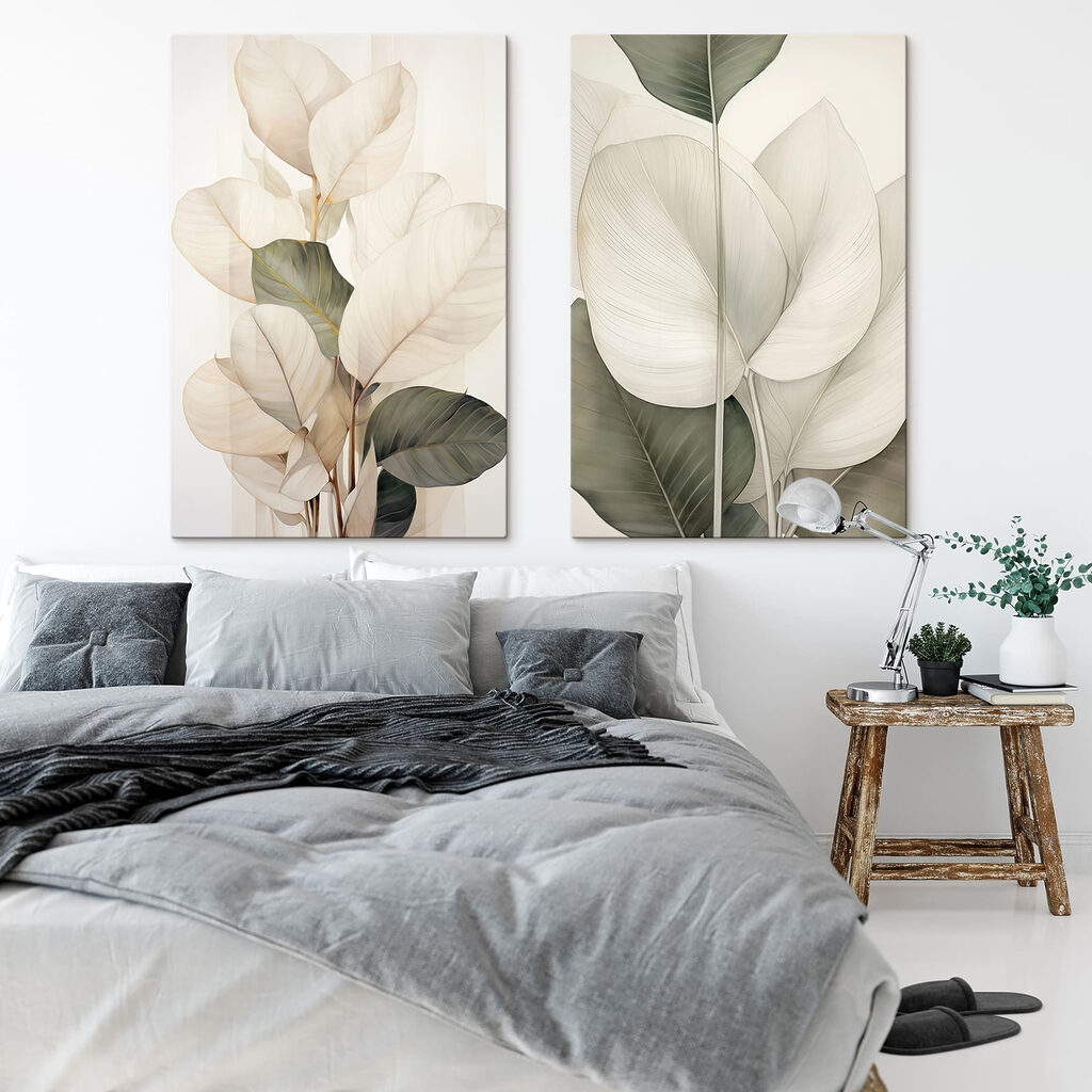 Delicate leaves in soft hues Delicate leaves in soft hues