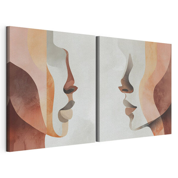 Modulaire canvasprint De twee kanten van een persoon (Artikelnummer: m30394) Modulaire canvasprint Modulaire canvasprint De twee kanten van een persoon (Artikelnummer: m30394)