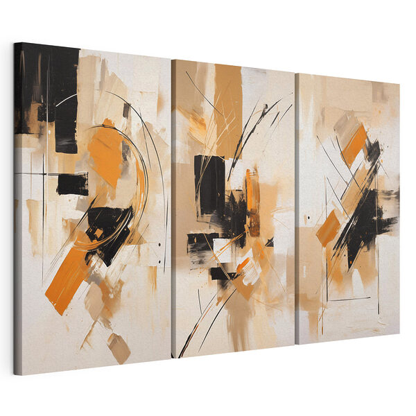 Schilderen in verschillende kleuren Modulaire canvasprint Schilderen in verschillende kleuren
