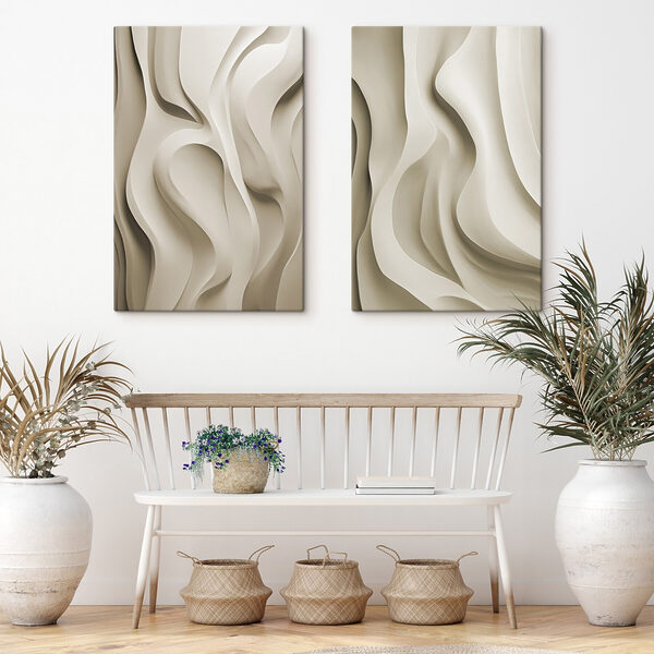 Flowing lines in neutral tones Flowing lines in neutral tones