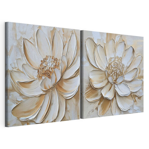 Modulaire canvasprint Rustige bloemen in zachte tinten (Artikelnummer: m30500) Modulaire canvasprint Modulaire canvasprint Rustige bloemen in zachte tinten (Artikelnummer: m30500)