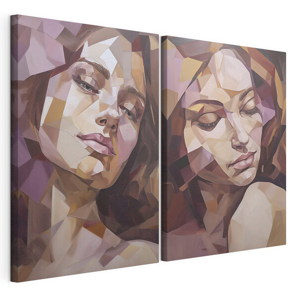 Modulaire canvasprint Collage van het gezicht van een vrouw (Artikelnummer: m30862) Modulaire canvasprint Modulaire canvasprint Collage van het gezicht van een vrouw (Artikelnummer: m30862)
