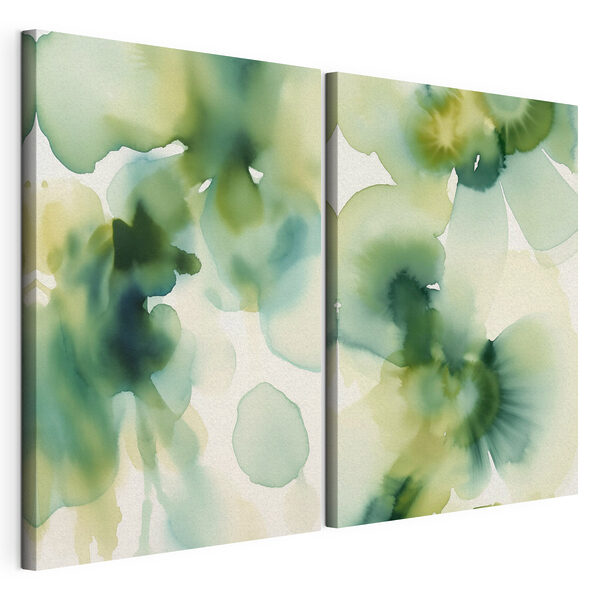 Modulaire canvasprint Vloeiende groene en blauwe tinten in harmonie (Artikelnummer: m30836) Modulaire canvasprint Modulaire canvasprint Vloeiende groene en blauwe tinten in harmonie (Artikelnummer: m30836)